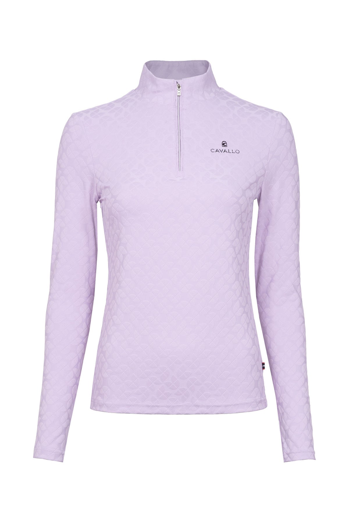 Cavallo Cavaldarsha Funktionshirt Jacquard-Stehkragenshirt