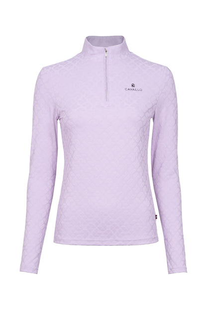 Cavallo Cavaldarsha Funktionshirt Jacquard-Stehkragenshirt