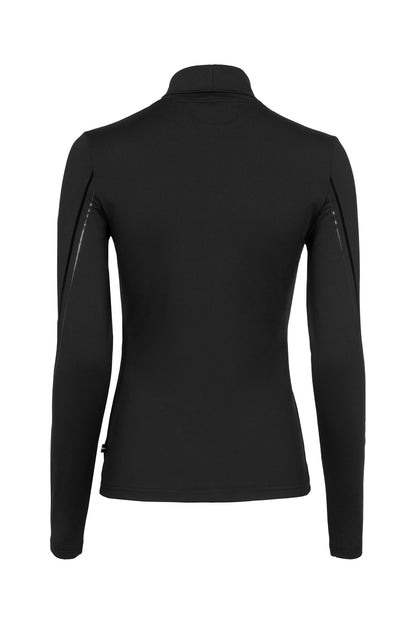 Cavallo Funktions-Rollkragen Shirt Cavaldesa in Schwarz