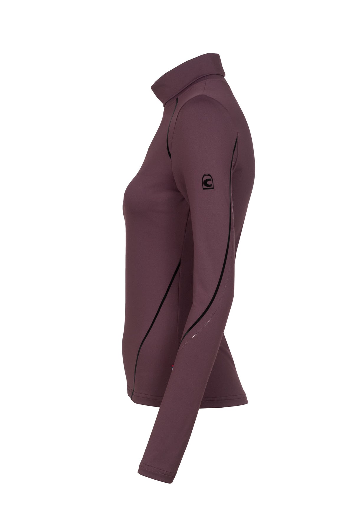 Cavallo Funktions-Rollkragen Shirt Cavaldesa in Schwarz