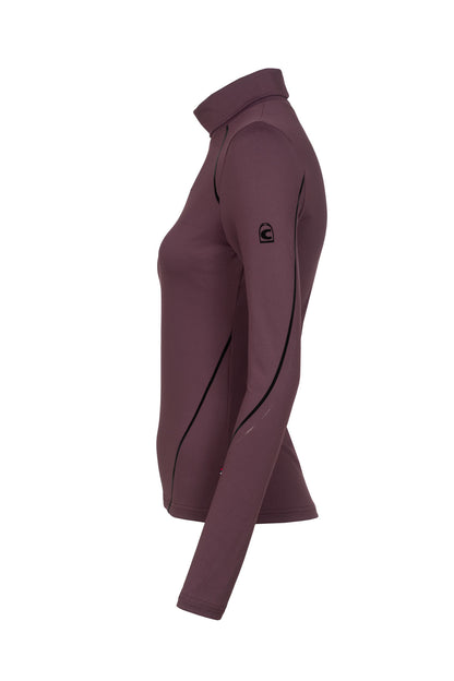 Cavallo Funktions-Rollkragen Shirt Cavaldesa in Schwarz