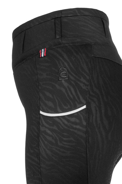 Cavallo Reithose Grip Cavallayla mit Zebramuster