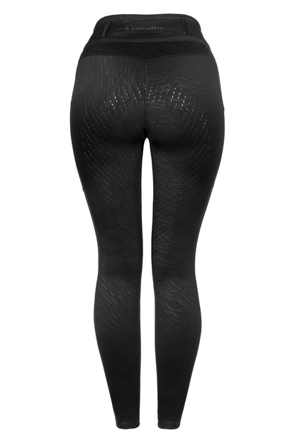 Cavallo Reithose Grip Cavallayla mit Zebramuster