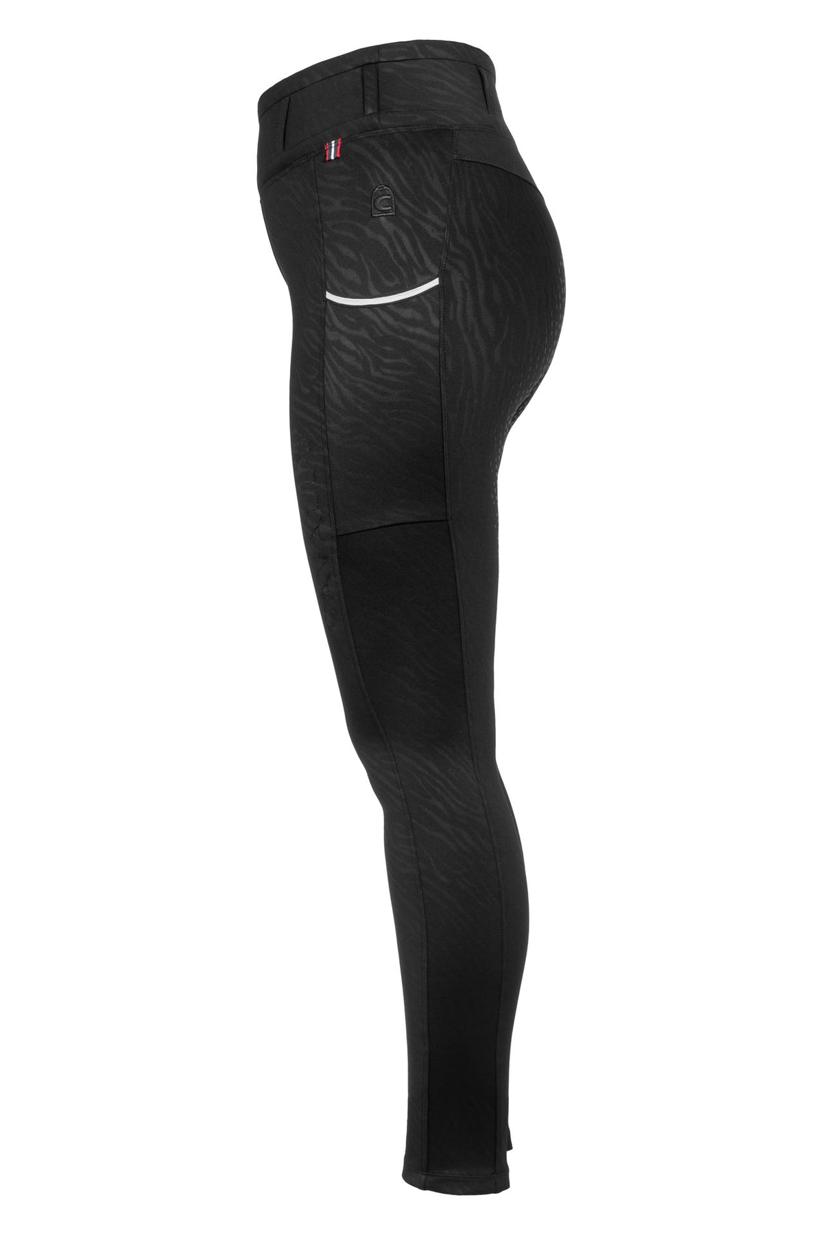 Cavallo Reithose Grip Cavallayla mit Zebramuster