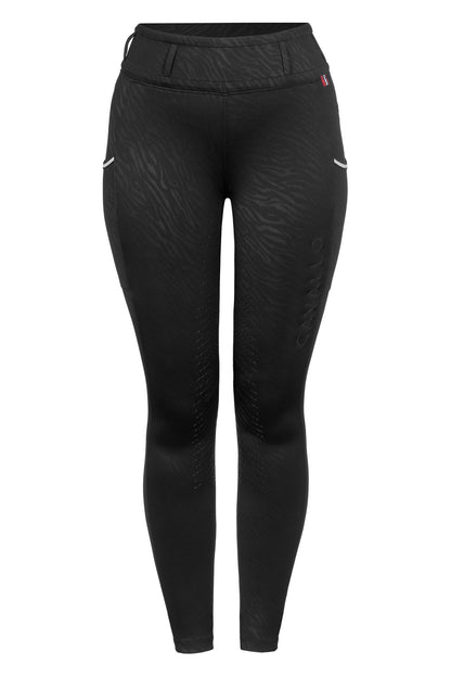 Cavallo Reithose Grip Cavallayla mit Zebramuster