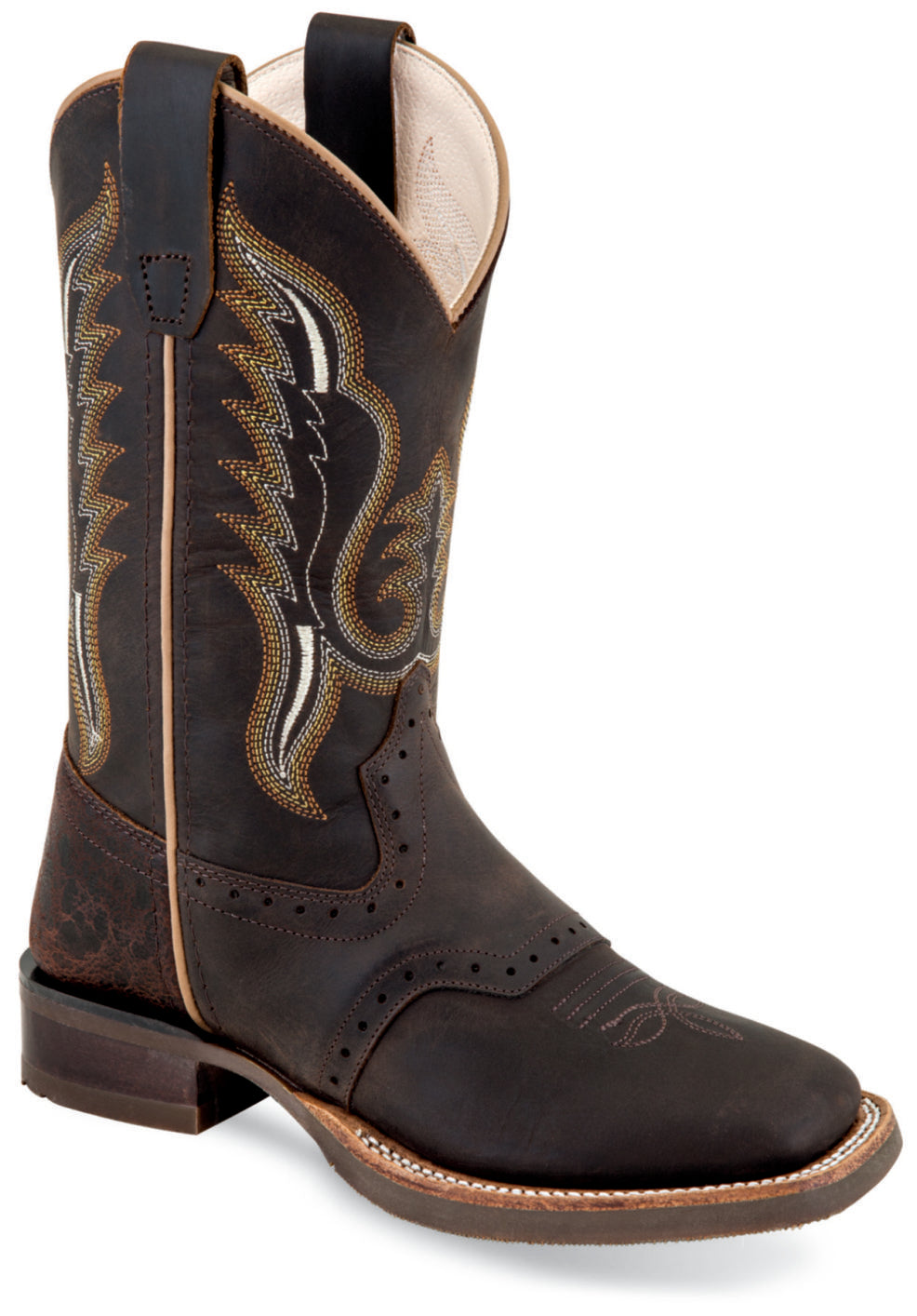 OLD West Westernstiefel für Kinder und Jugendliche mit echtem Leder