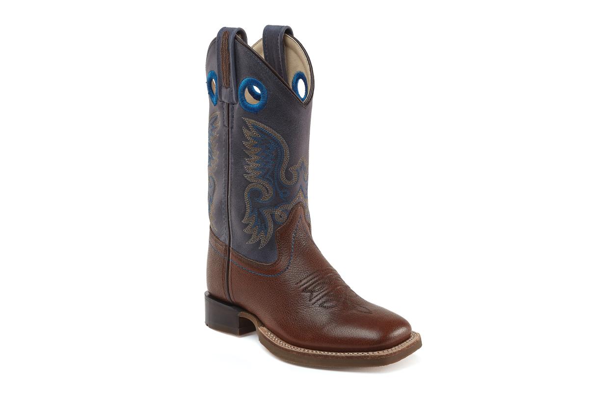 Old West Western Reitstiefel San Angelo aus echtem Leder für Kinder und Damen