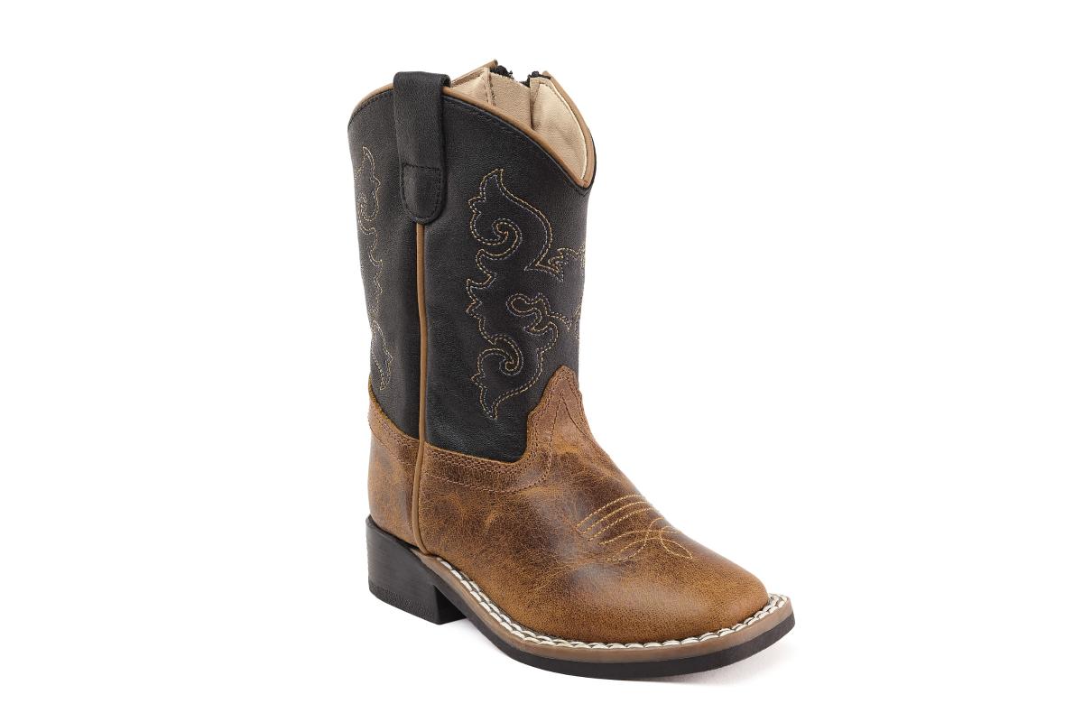 Old West Westernschuhe für Kinder Ouray mit echtem Lederfuß