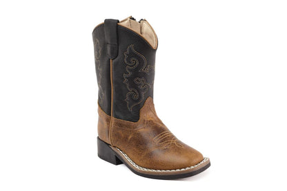 Old West Westernschuhe für Kinder Ouray mit echtem Lederfuß