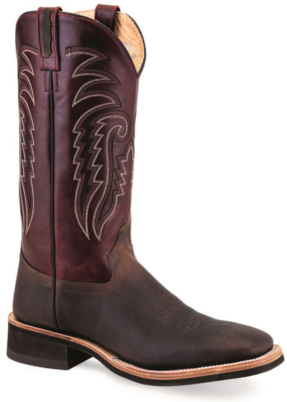 Old West Leder-Westernreitstiefel Calico – Herren Westernstiefel