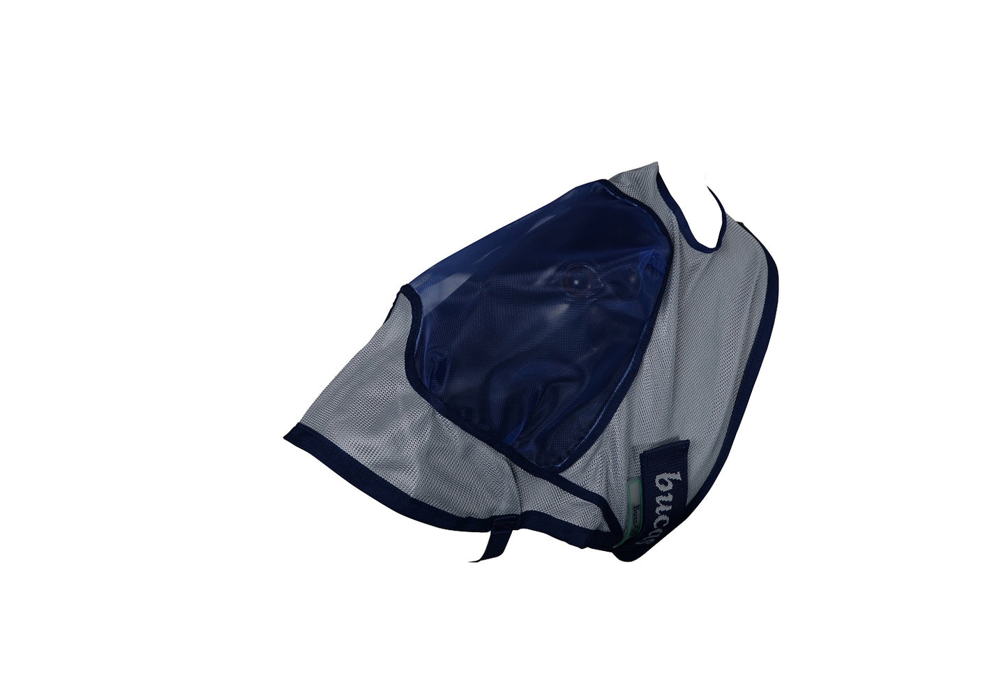 Bucas Buzz-Off Deluxe Fliegenmaske ohne Ohren in blau, Fliegenschutz