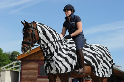 Bucas Buzz-Off Riding Zebra Outdoordecke