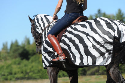 Bucas Buzz-Off Riding Zebra Outdoordecke