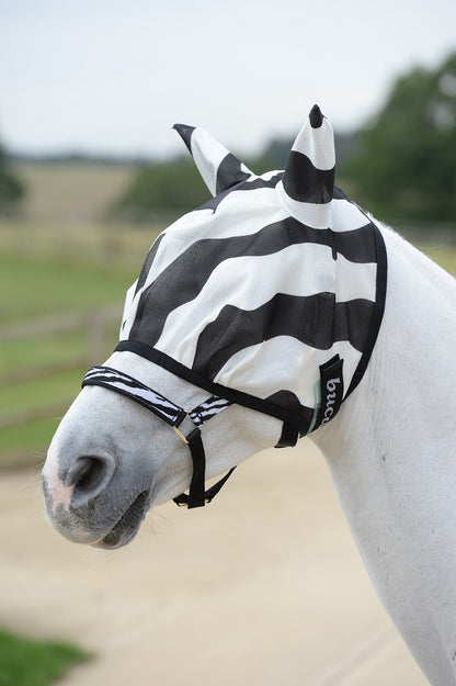 Bucas Buzz-Off Zebra Fly Mask, Fliegenmaske