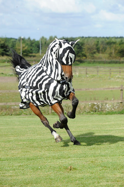 Bucas Buzz-Off Zebra Full-Neck Fliegendecke