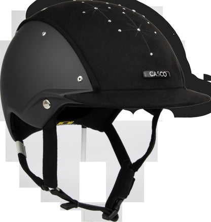 CASCO APART Brilliant Schwarz Reithelm