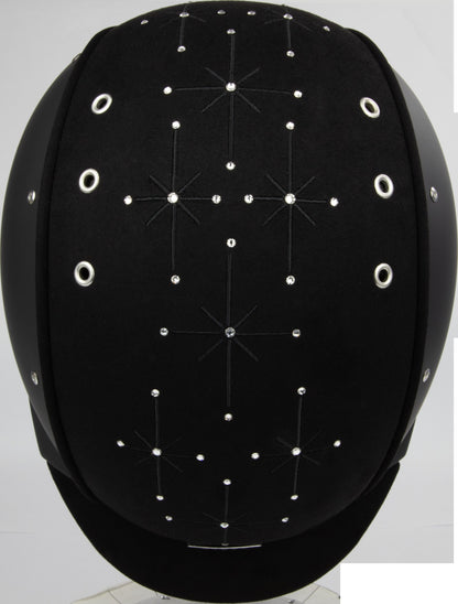 CASCO APART Brilliant Schwarz Reithelm