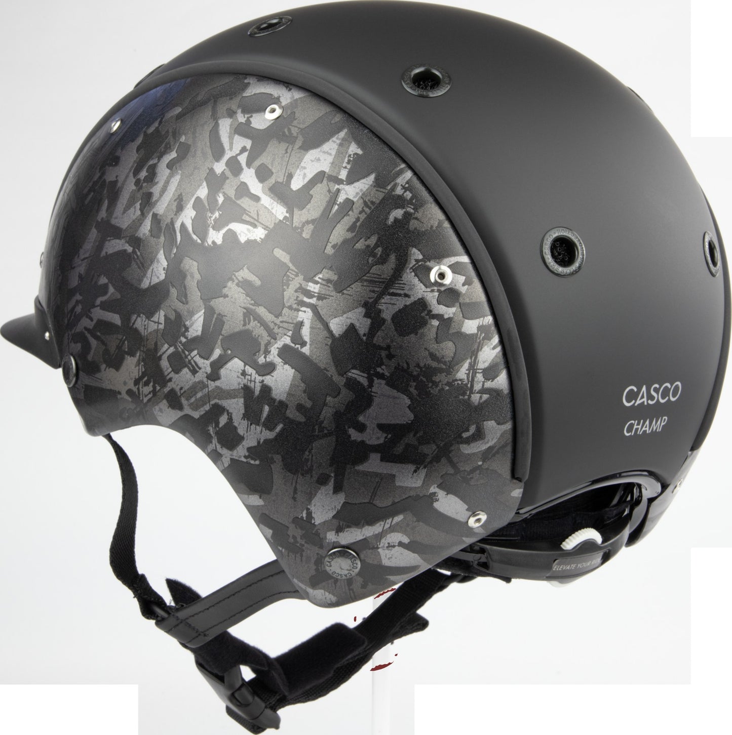 CASCO Champ Forged Schwarz Grau Reithelm
