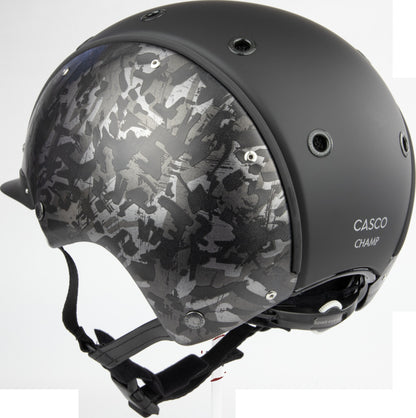 CASCO Champ Forged Schwarz Grau Reithelm