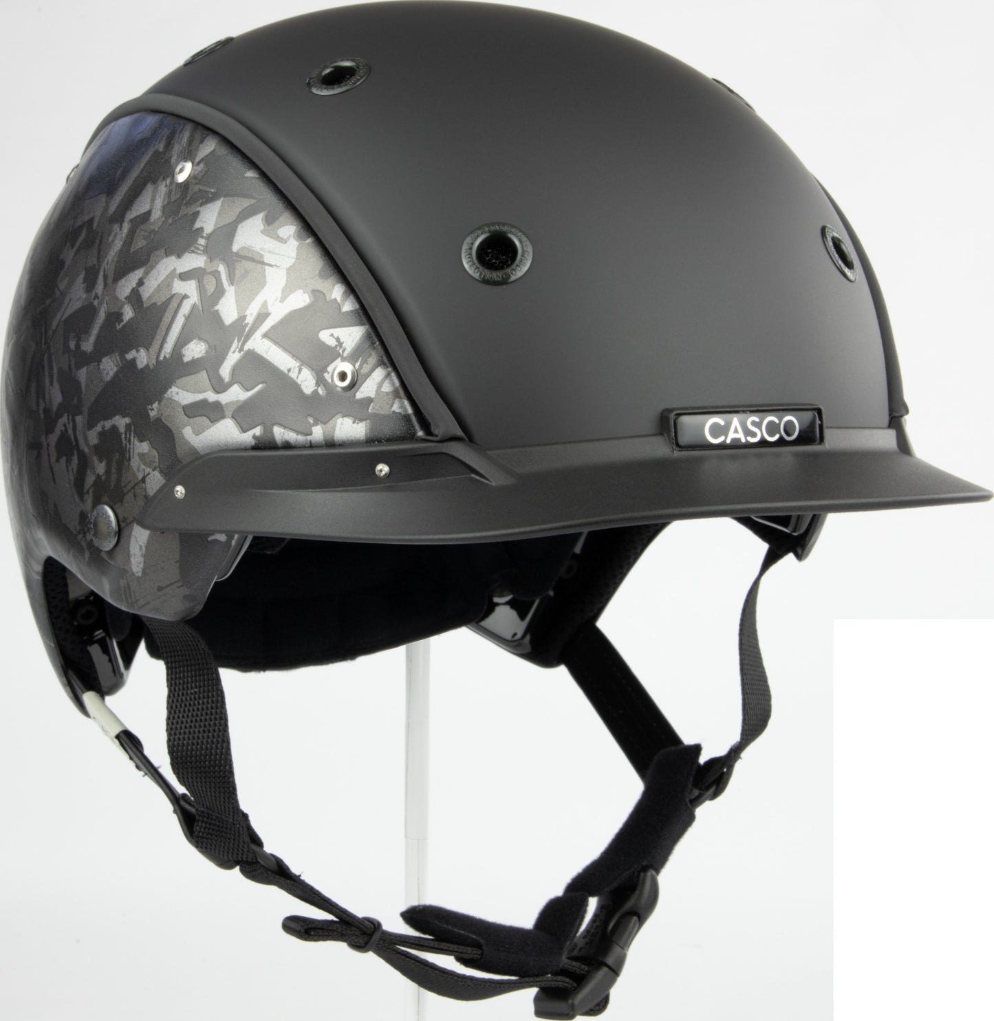 CASCO Champ Forged Schwarz Grau Reithelm