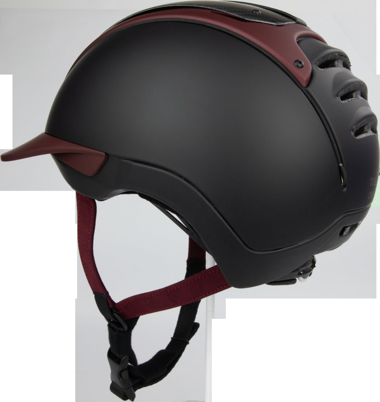 CASCO Duell One Precision Carbon Burgundy Reithelm