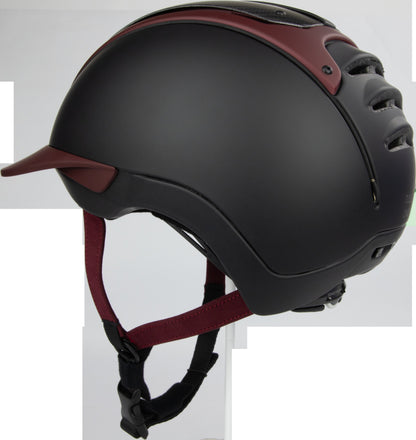 CASCO Duell One Precision Carbon Burgundy Reithelm