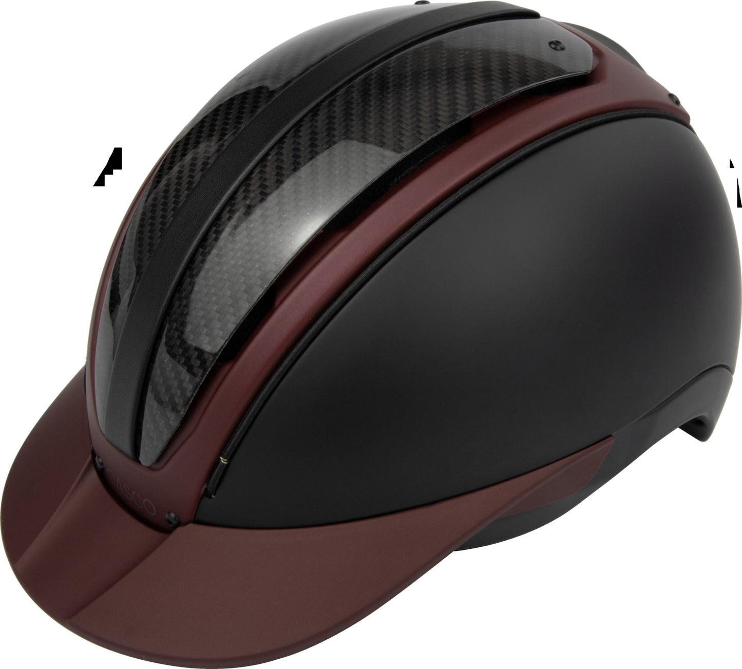CASCO Duell One Precision Carbon Burgundy Reithelm
