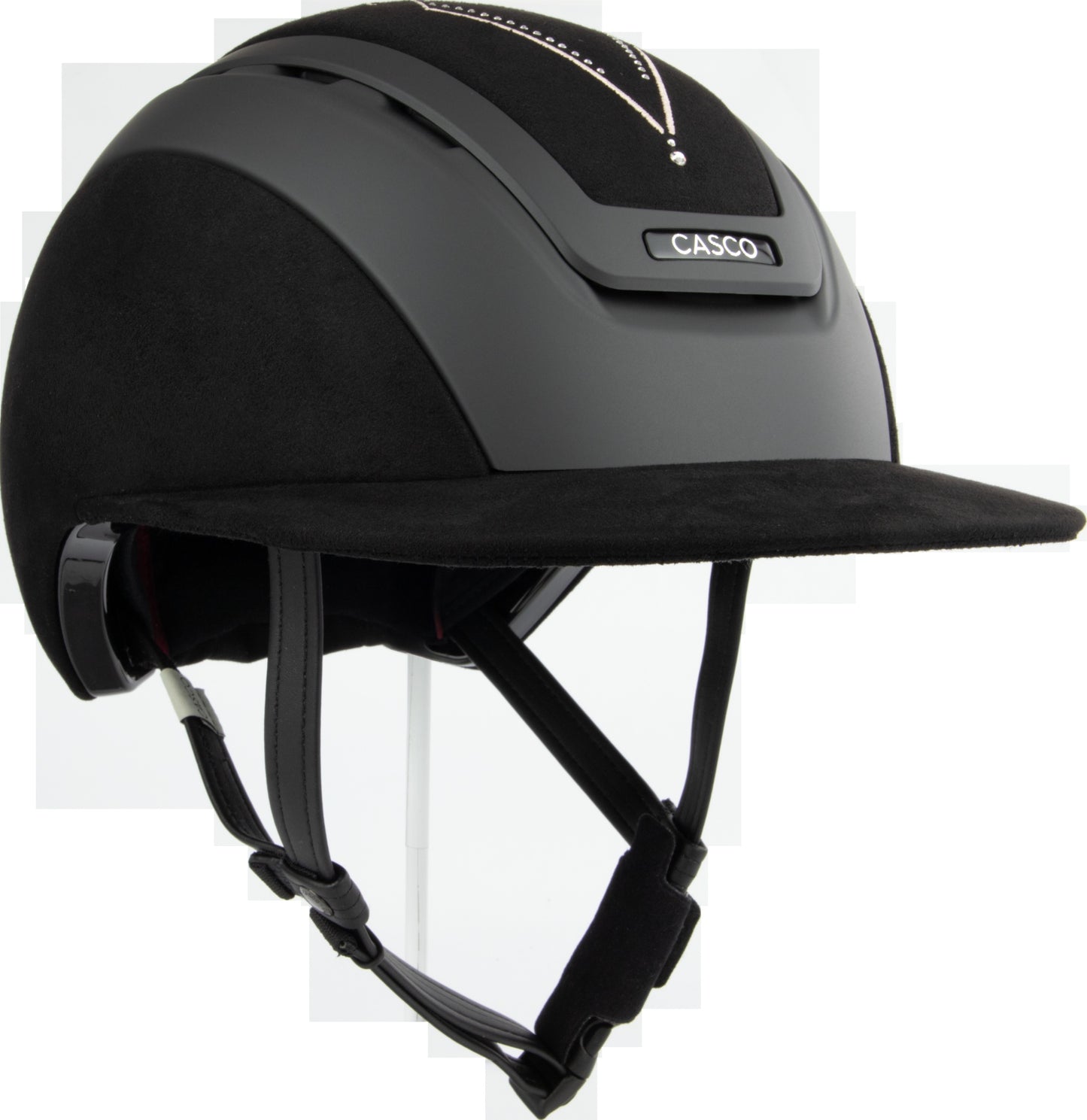 CASCO Elite Celestia Reithelm Schwarz mit Steinchen