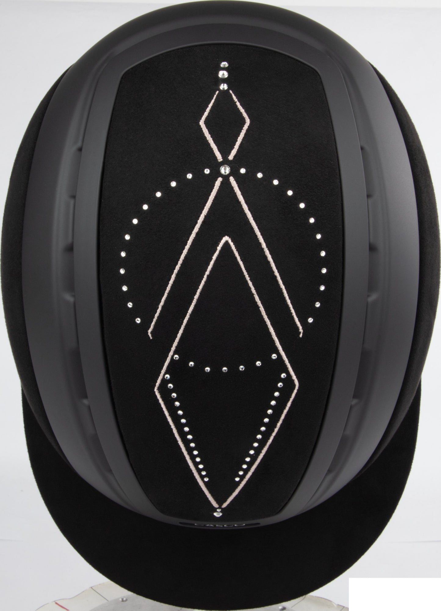 CASCO Elite Celestia Reithelm Schwarz mit Steinchen