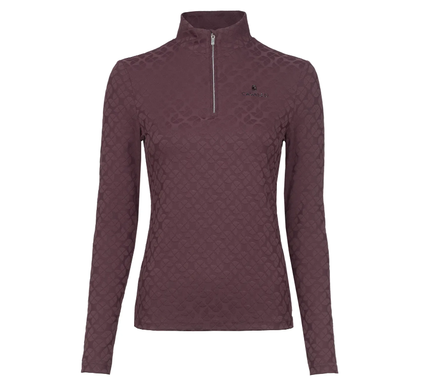 Cavallo Cavaldarsha Funktionshirt Jacquard-Stehkragenshirt