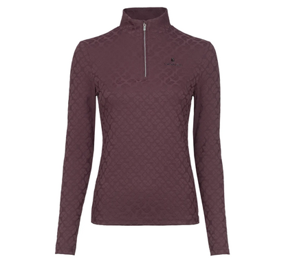 Cavallo Cavaldarsha Funktionshirt Jacquard-Stehkragenshirt