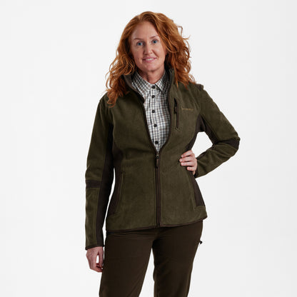 Deerhunter Lady Pam Bonded Fleecejacke, Damen Fleecejacke