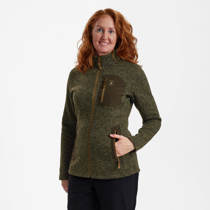 Deerhunter Lady Sarek Strickjacke, Damen Jagd Strickjacke in drei Farben