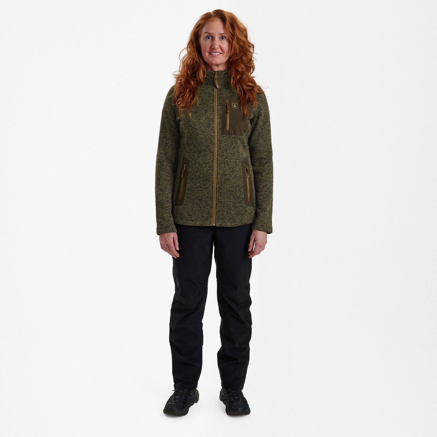 Deerhunter Lady Sarek Strickjacke, Damen Jagd Strickjacke in drei Farben