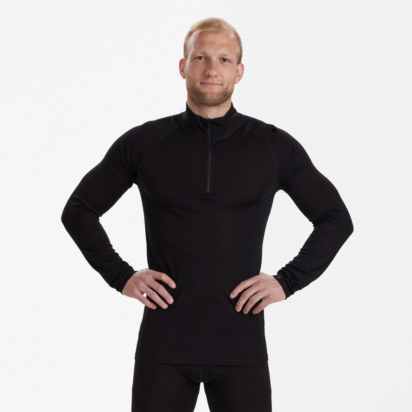 Deerhunter Quinn Merino-Unterhemd mit 1/2-Reißverschluss, Herren