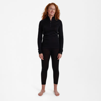 Deerhunter Lady Quinn Merino-Unterhemd mit ½-Reißverschluss, Damen