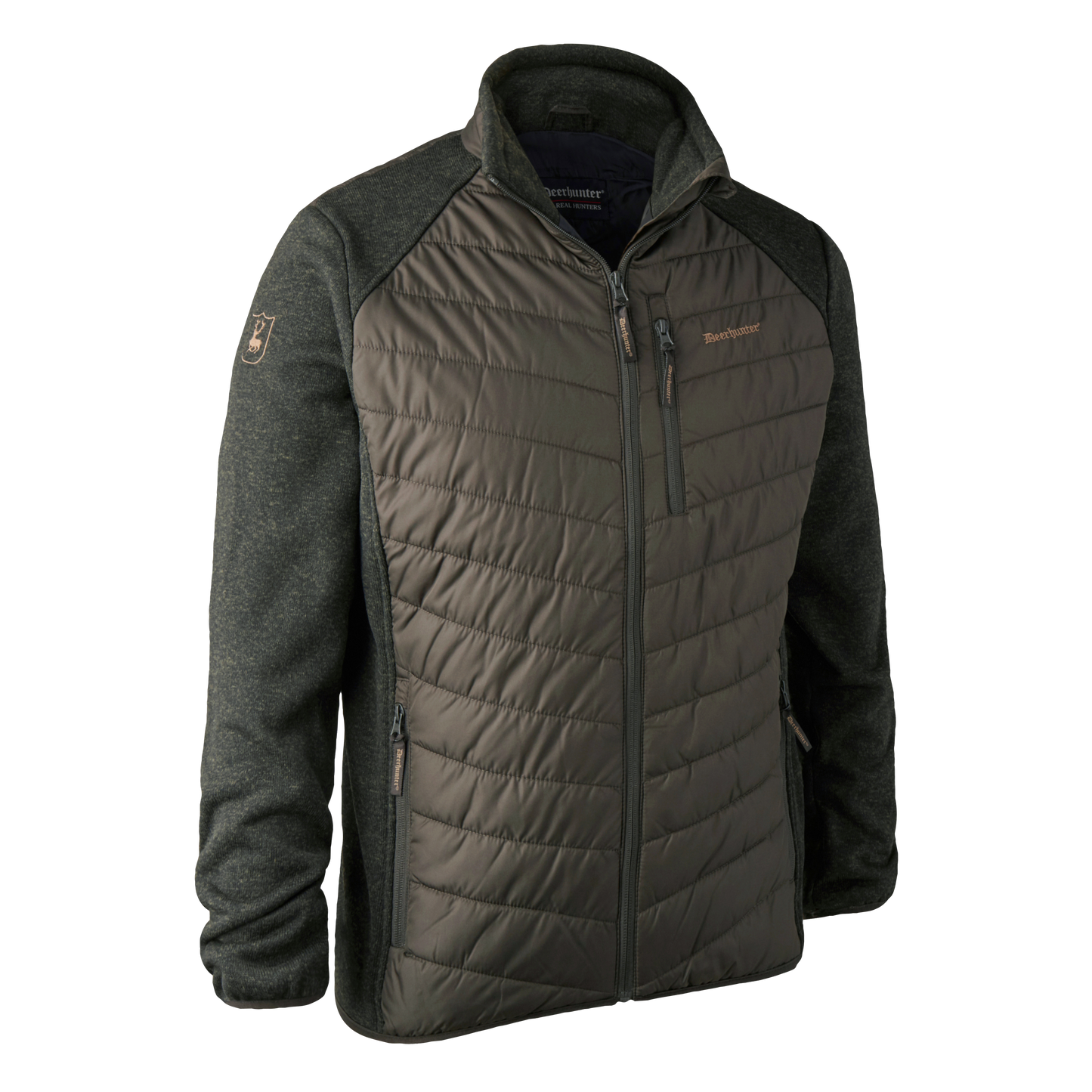 Deerhunter Moor Wattierte Jacke mit Strick in drei Farben