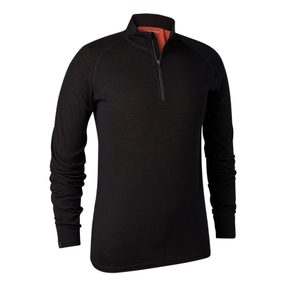 Deerhunter Quinn Merino-Unterhemd mit 1/2-Reißverschluss, Herren