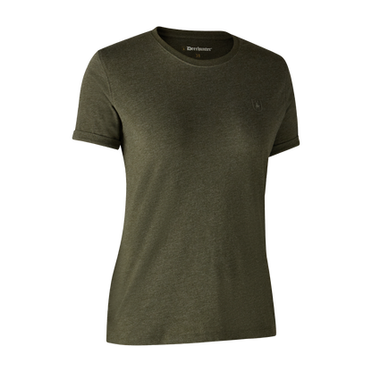 Deerhunter Ladies Basis T-shirt im 2er-Pack, Damen T-Shirt in verschiedenen Farben
