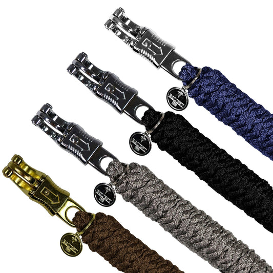 Equest Führstrick Ultimo mit Panikhaken Alu finish