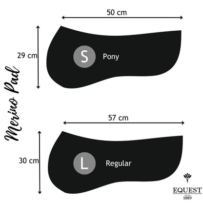 EQuest® Merino Pad - Qualität und Komfort, Sattelunterlage