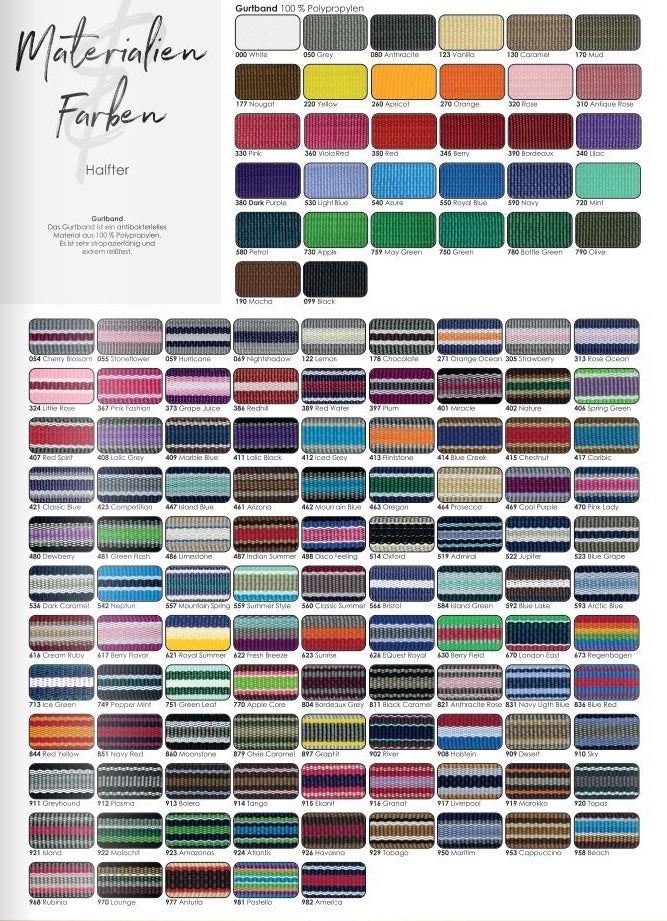 EQuest Halfter Xtreme, verschiedene Farben, einfach verstellbar, Messing Finish