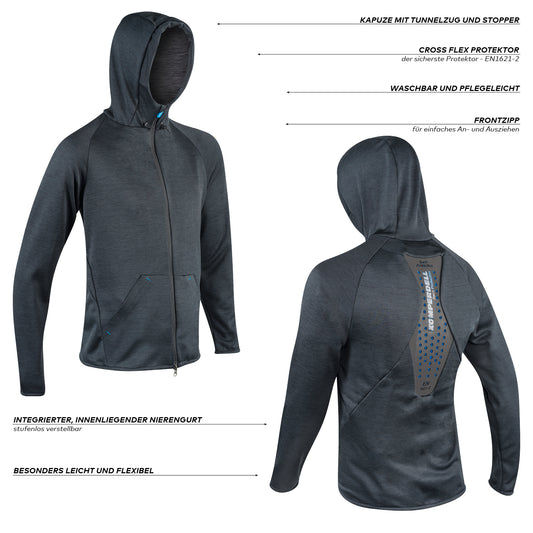 Komperdell Full Zip Hoody Shirt Herren