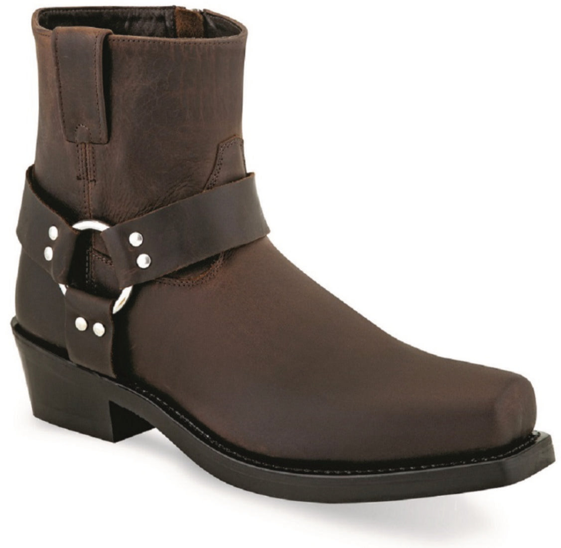 Westernstiefel Westernreitstiefel aus Echtleder mit Reißverschluss – Old West