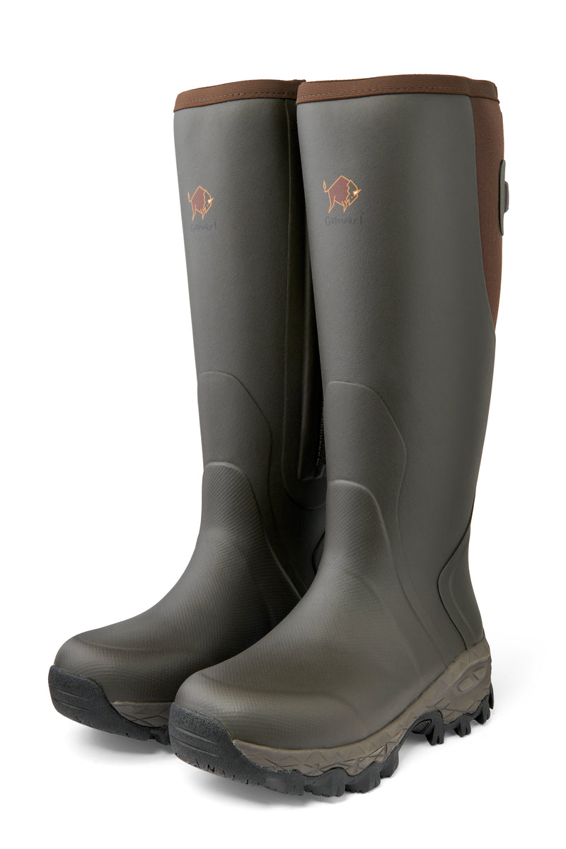 Gateway1 Gummistiefel Moor Country Lady 17" 3mm side-zip