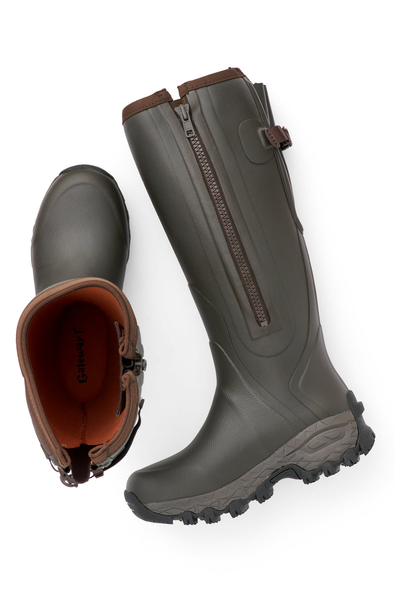 Gateway1 Gummistiefel Moor Country Lady 17" 3mm side-zip