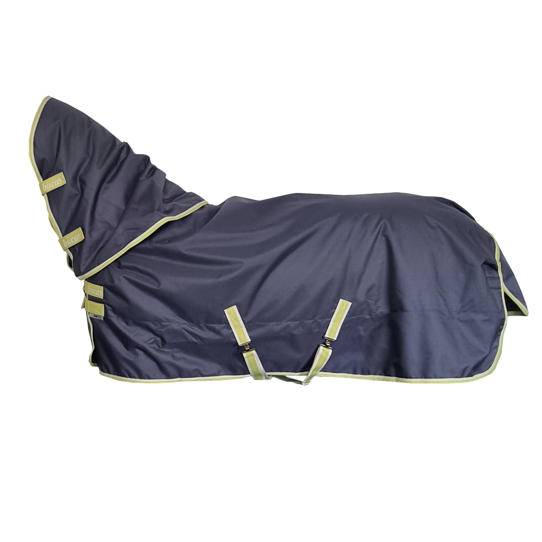 Bucas Oasis Turnout 100 g + Neck, Outdoordecke, Weidedecke