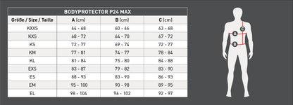 Waldhausen SWING Bodyprotektor P24 Max, Erwachsene, Level 3