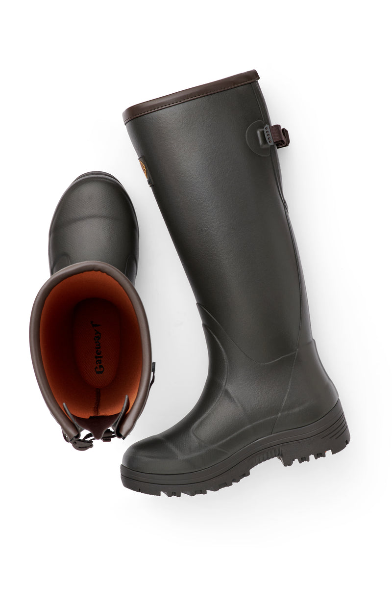 Gateway1 Gummistiefel Pheasant Game Lady 17" 5mm dark brown