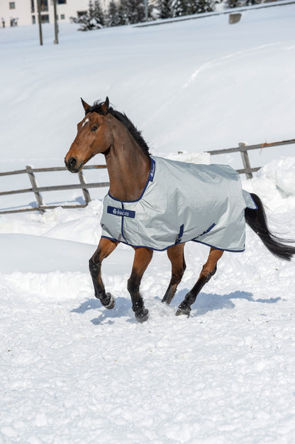 Bucas Power Turnout Pferdecke Outdoordecke Silver 0 g, Weidedecke